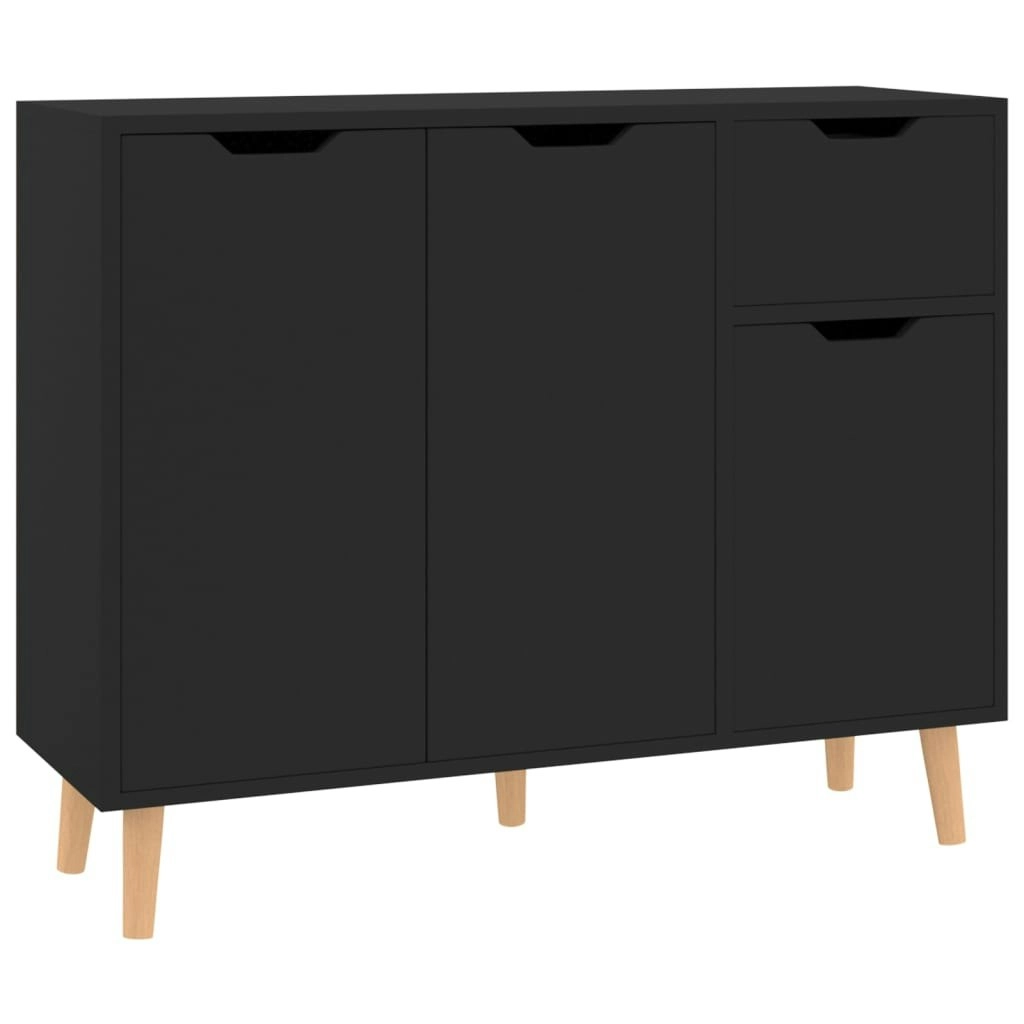 Sideboard Black 90x30x72 cm Engineered Wood 326814