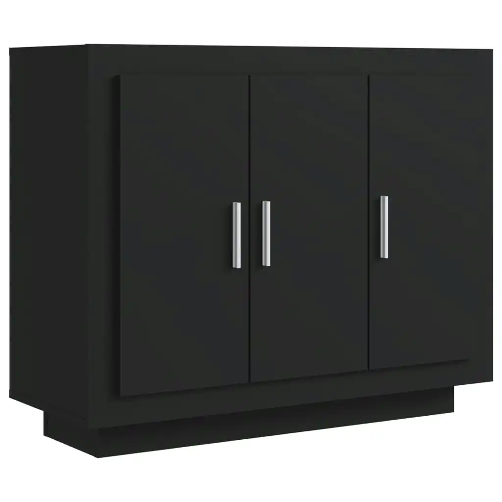 Sideboard Black 92x35x75 cm Engineered Wood 811836