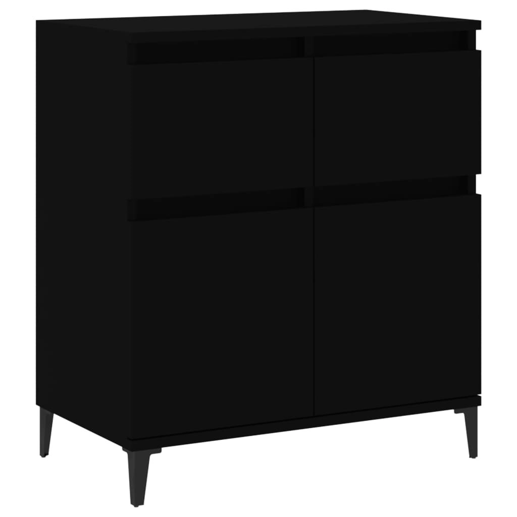 Sideboard Black 60x35x70 cm Engineered Wood 819685