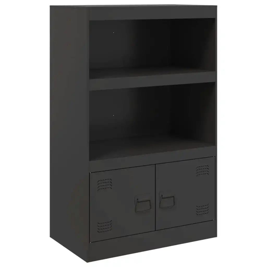 Sideboard Black 67x39x107 cm Steel 841667