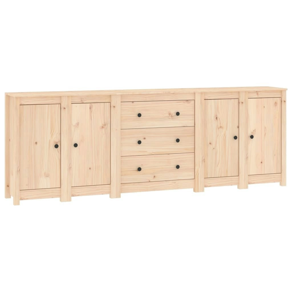 Sideboard 230x35x80 cm Solid Wood Pine 3114074