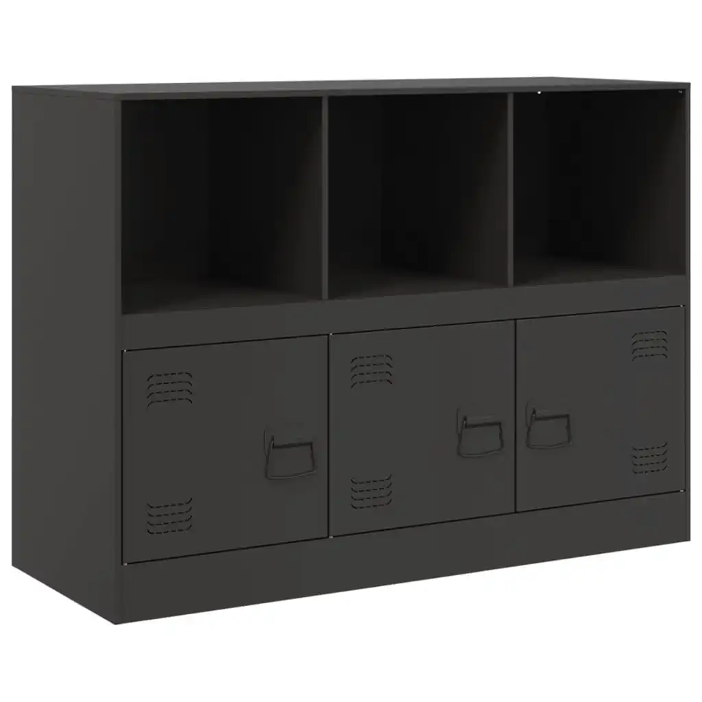 Sideboard Black 99x39x73 cm Steel 841787