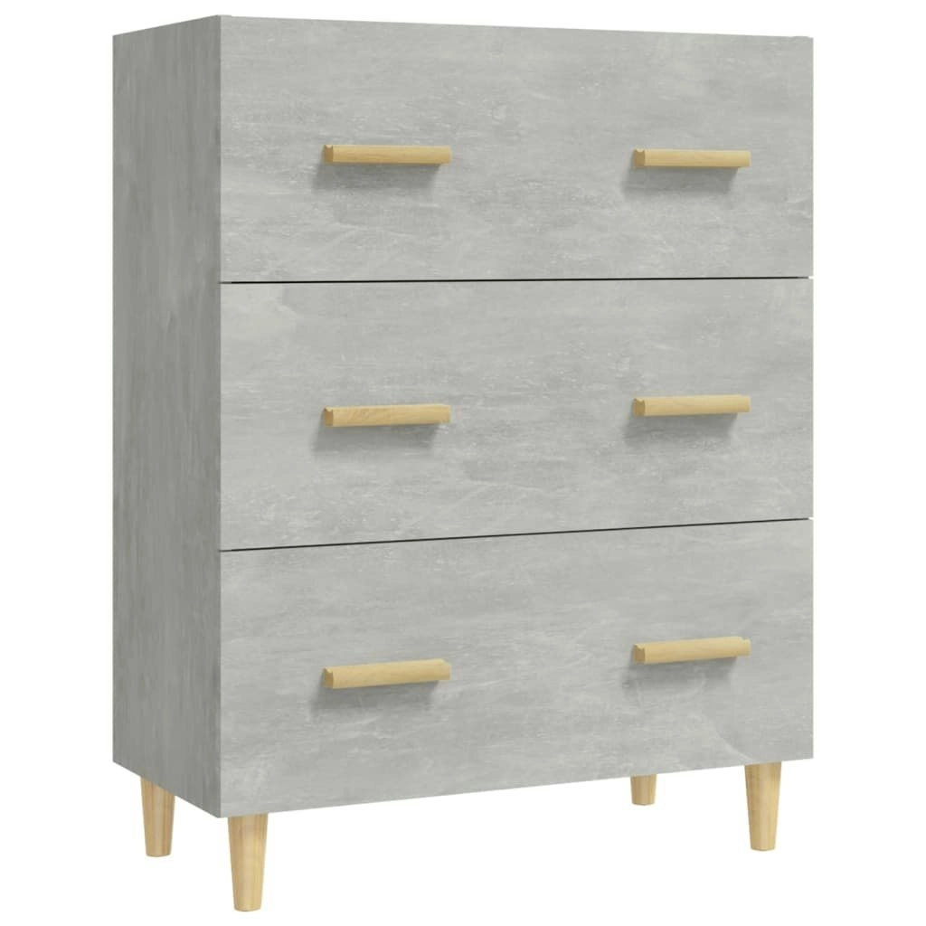 Sideboard Concrete Grey 70x34x90 cm Engineered Wood 812154