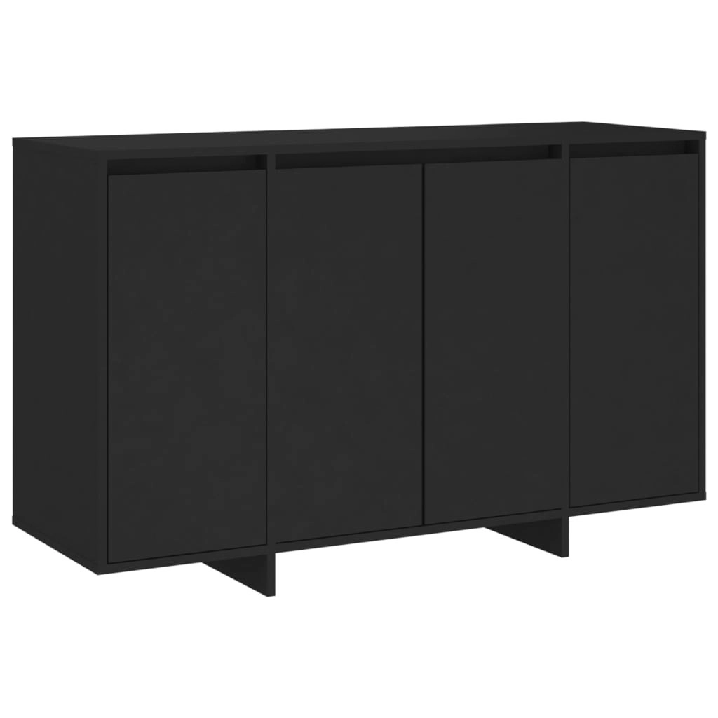 Sideboard Black 120x41x75 cm Engineered Wood 809603