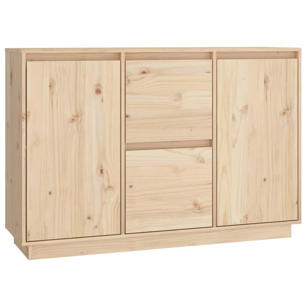 Sideboard 111x34x75 cm Solid Wood Pine 814309