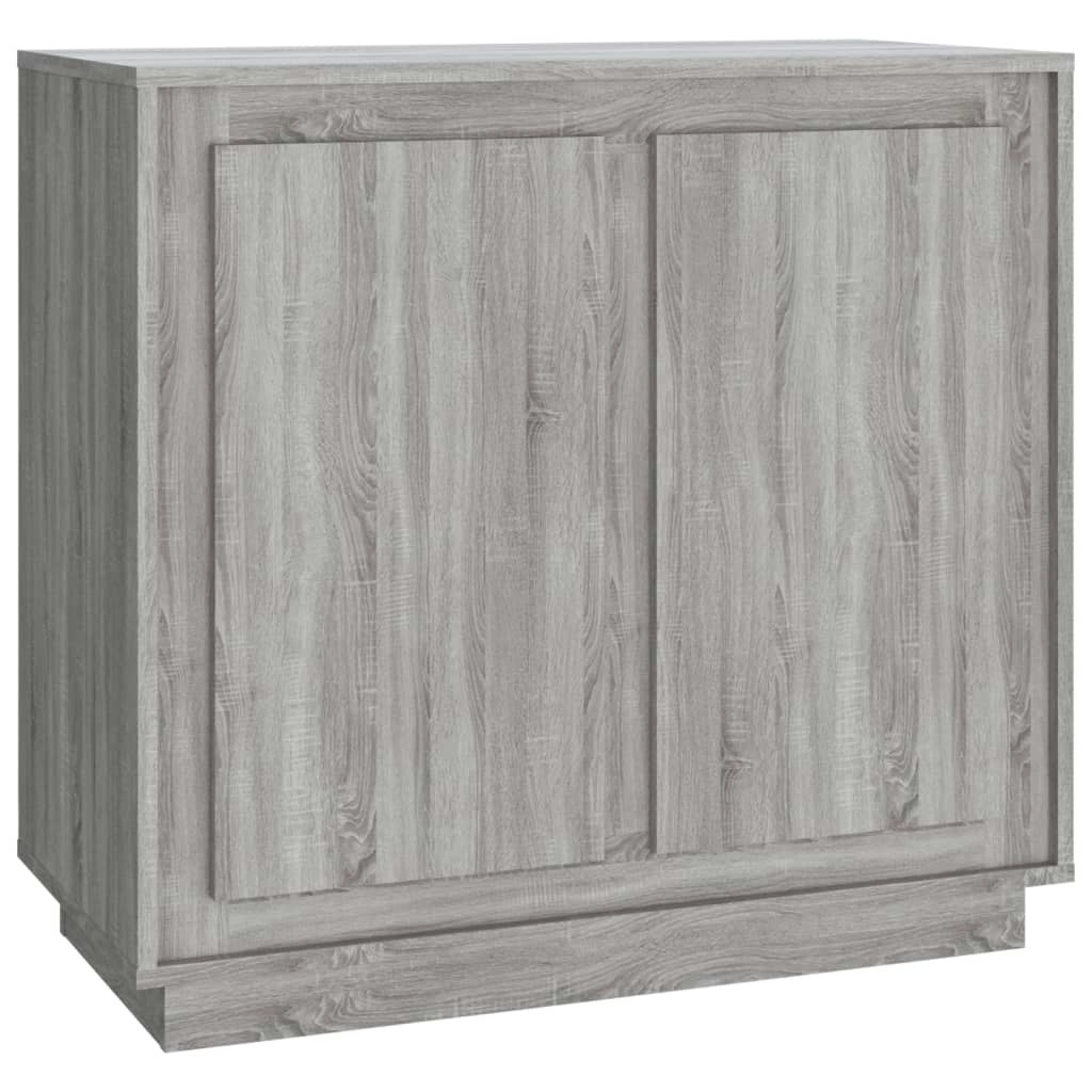 Sideboard Grey Sonoma 80x34x75 cm Engineered Wood 819890