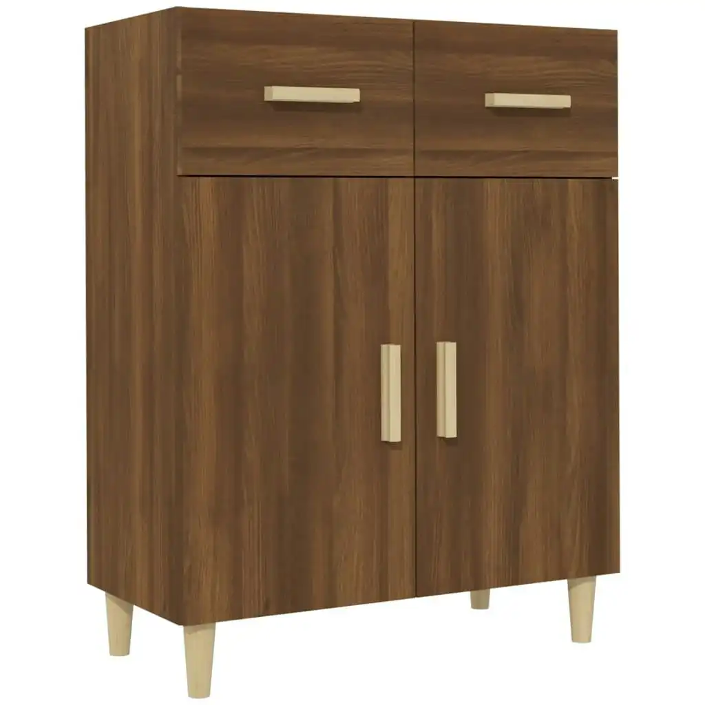 Sideboard Brown Oak 69.5x34x89 cm Engineered Wood 817359