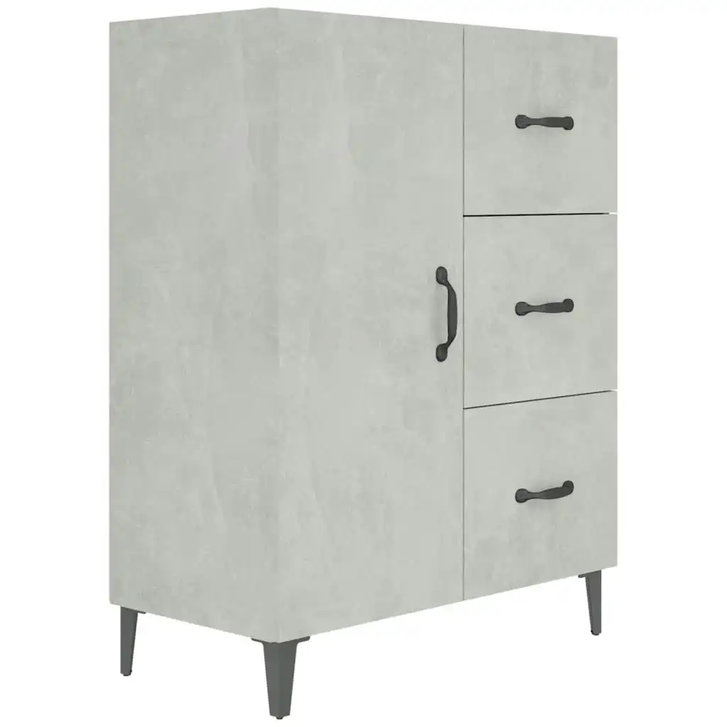 Sideboard Concrete Grey 69.5x34x90 cm Engineered Wood 812181