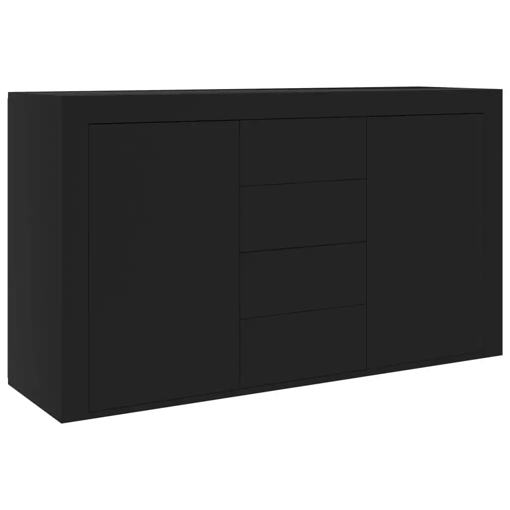 Sideboard Black 120x36x69 cm Engineered Wood 801842