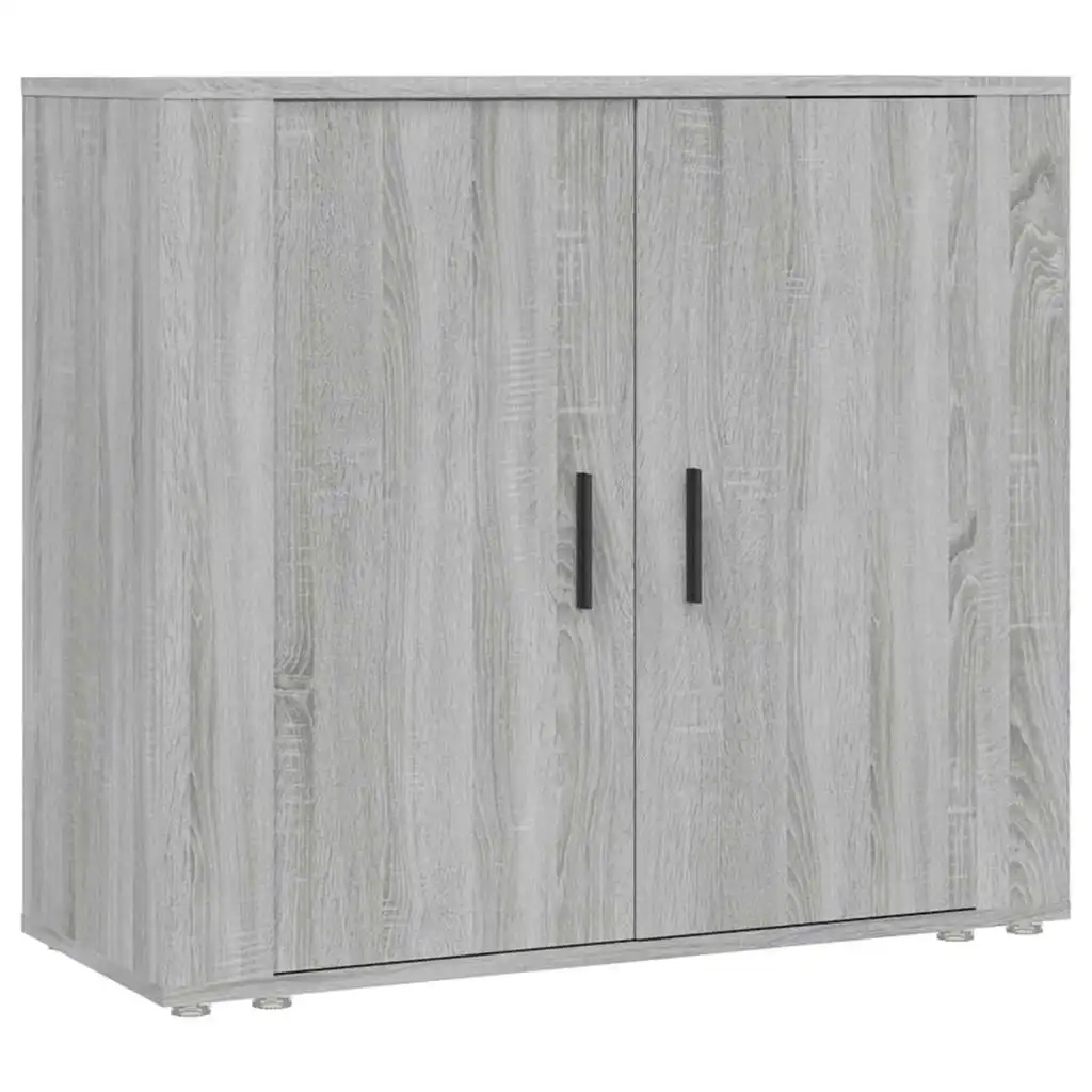 Sideboard Grey Sonoma 80x33x70 cm Engineered Wood 816566