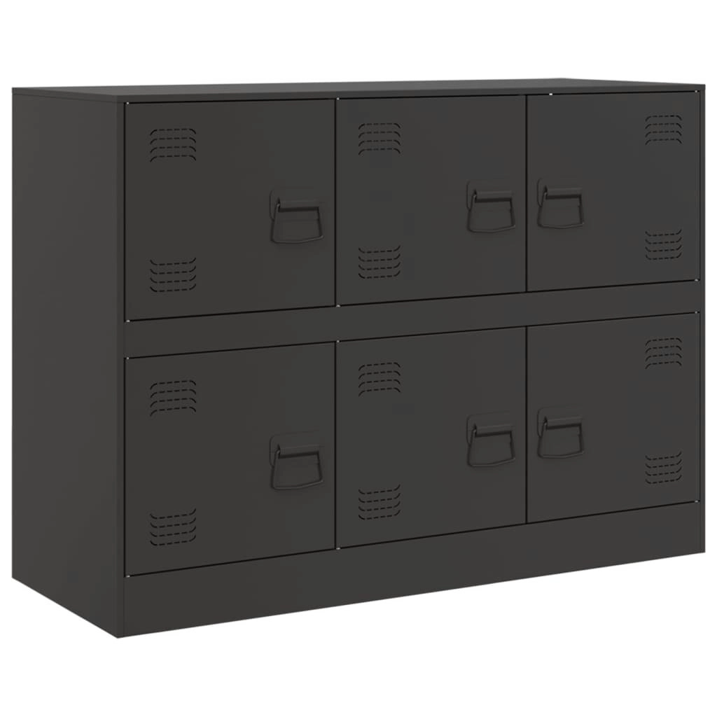 Sideboard Black 99x39x73 cm Steel 841793