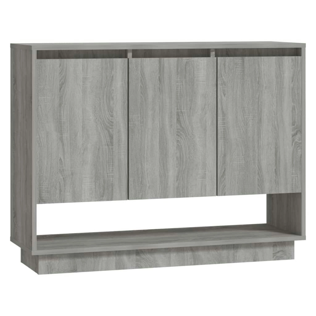 Sideboard Grey Sonoma 97x31x75 cm Engineered Wood 812988