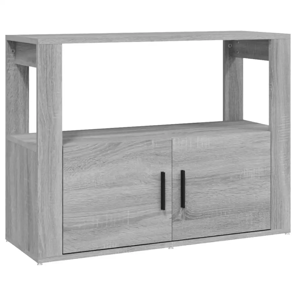 Sideboard Grey Sonoma 80x30x60 cm Engineered Wood 819458