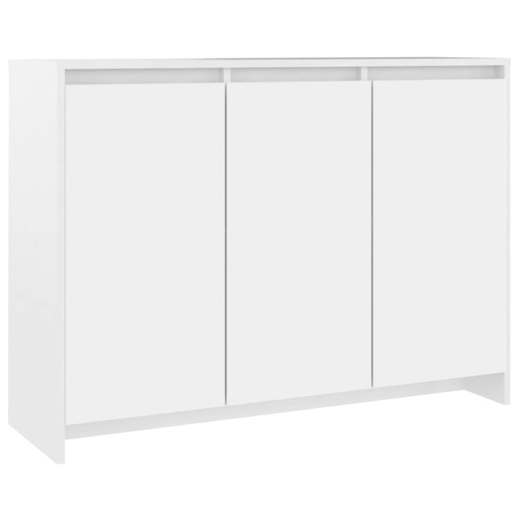 Sideboard White 102x33x75 cm Engineered Wood 809773