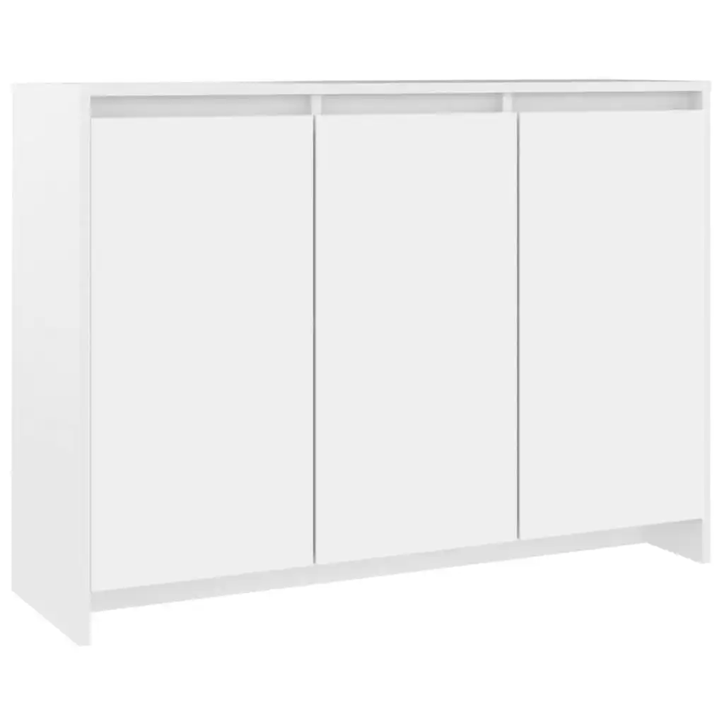 Sideboard White 102x33x75 cm Engineered Wood 809773