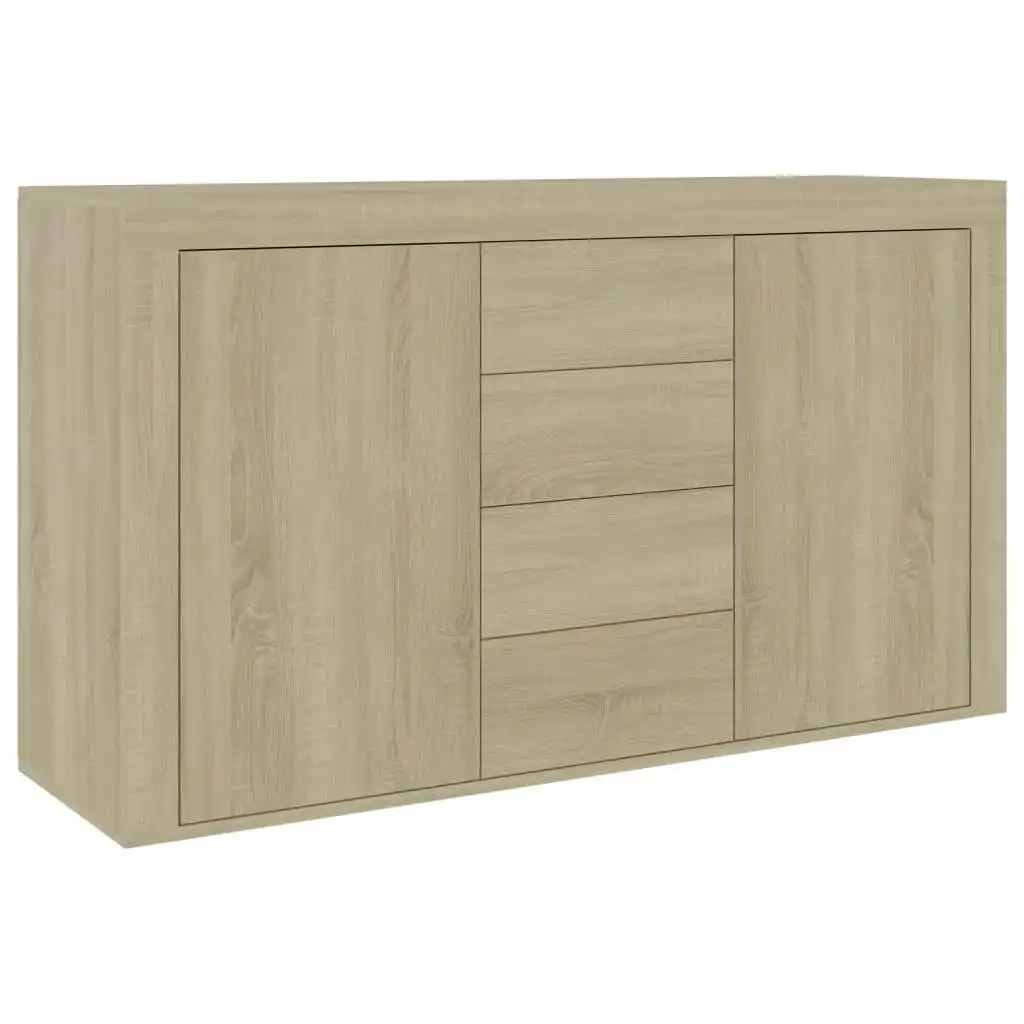 Sideboard Sonoma Oak 120x36x69 cm Engineered Wood 801844