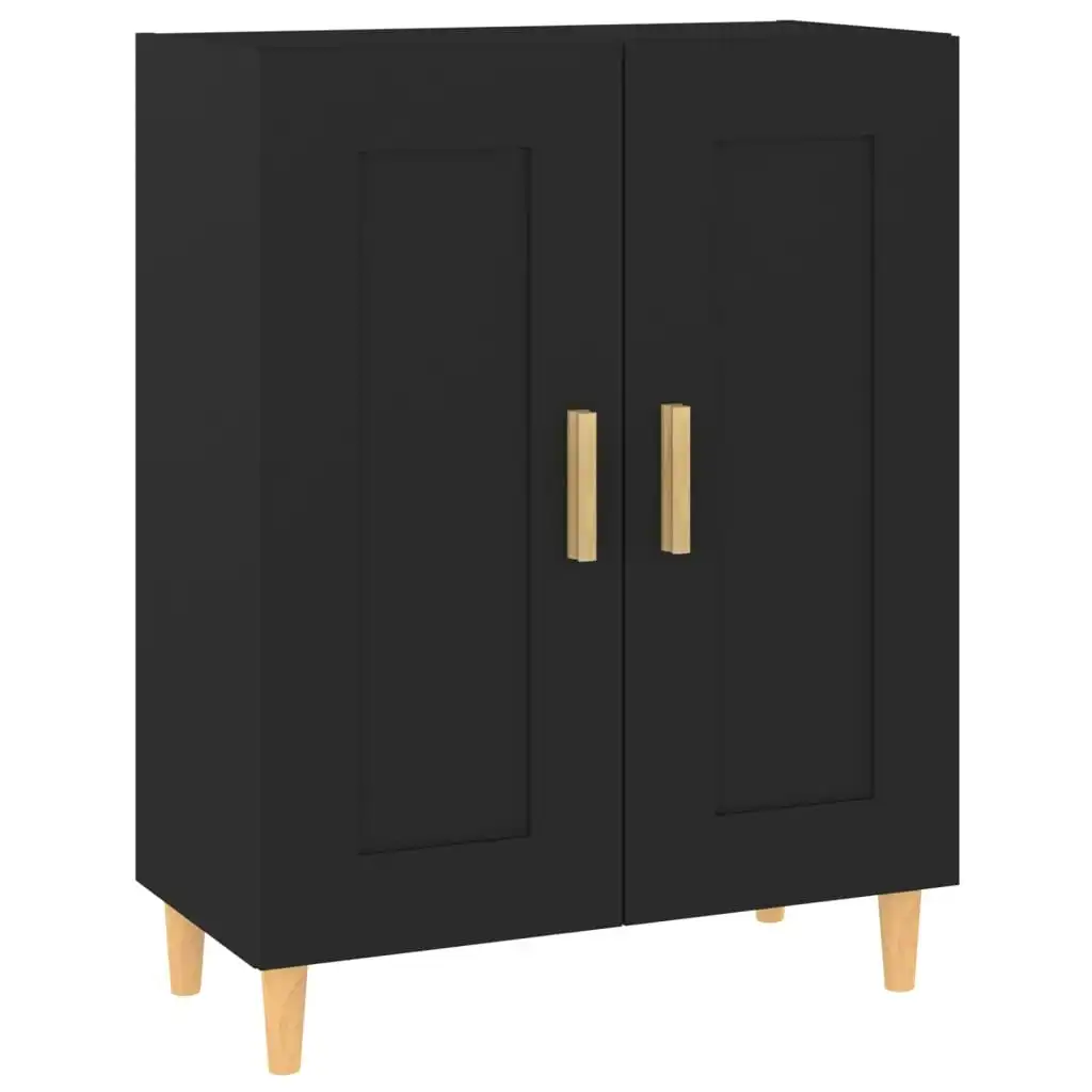 Sideboard Black 69.5x34x90 cm Engineered Wood 812133