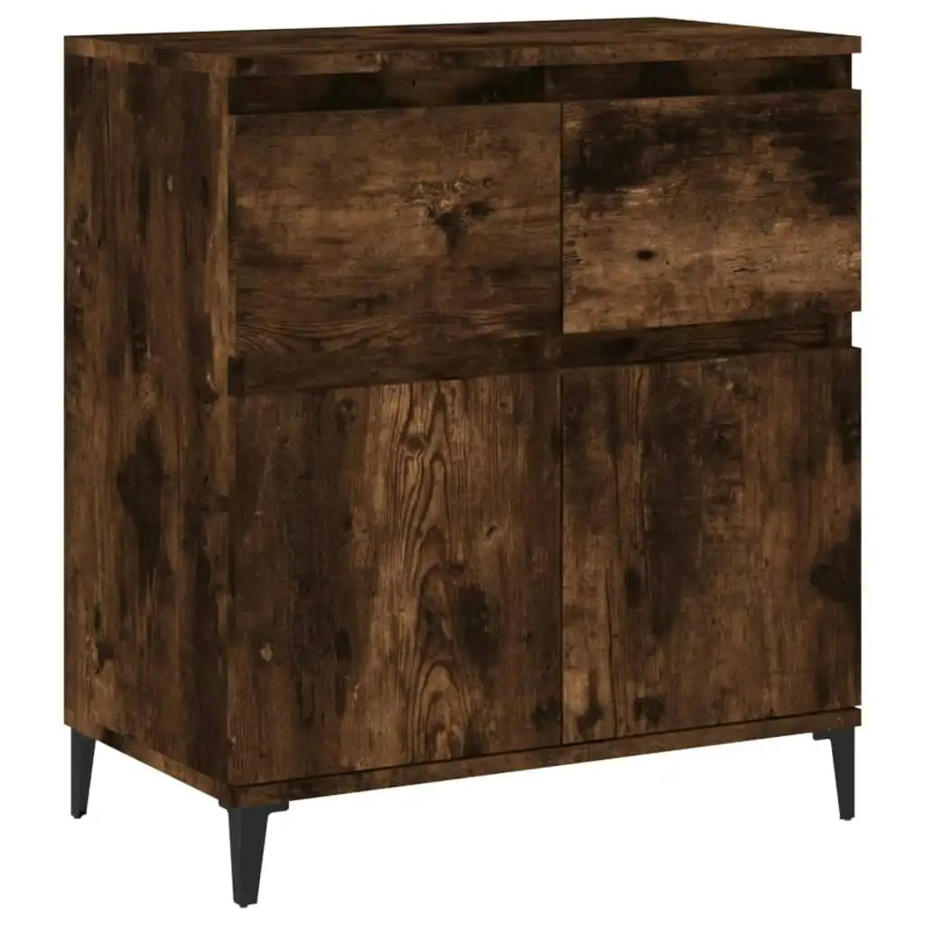 Sideboard Smoked Oak 60x35x70 cm Engineered Wood 819689