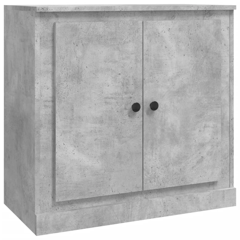 Sideboard Concrete Grey 70x35.5x67.5 cm Engineered Wood 816188