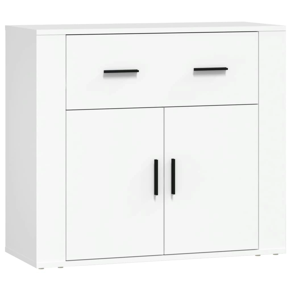 Sideboard White 80x33x70 cm Engineered Wood 816568