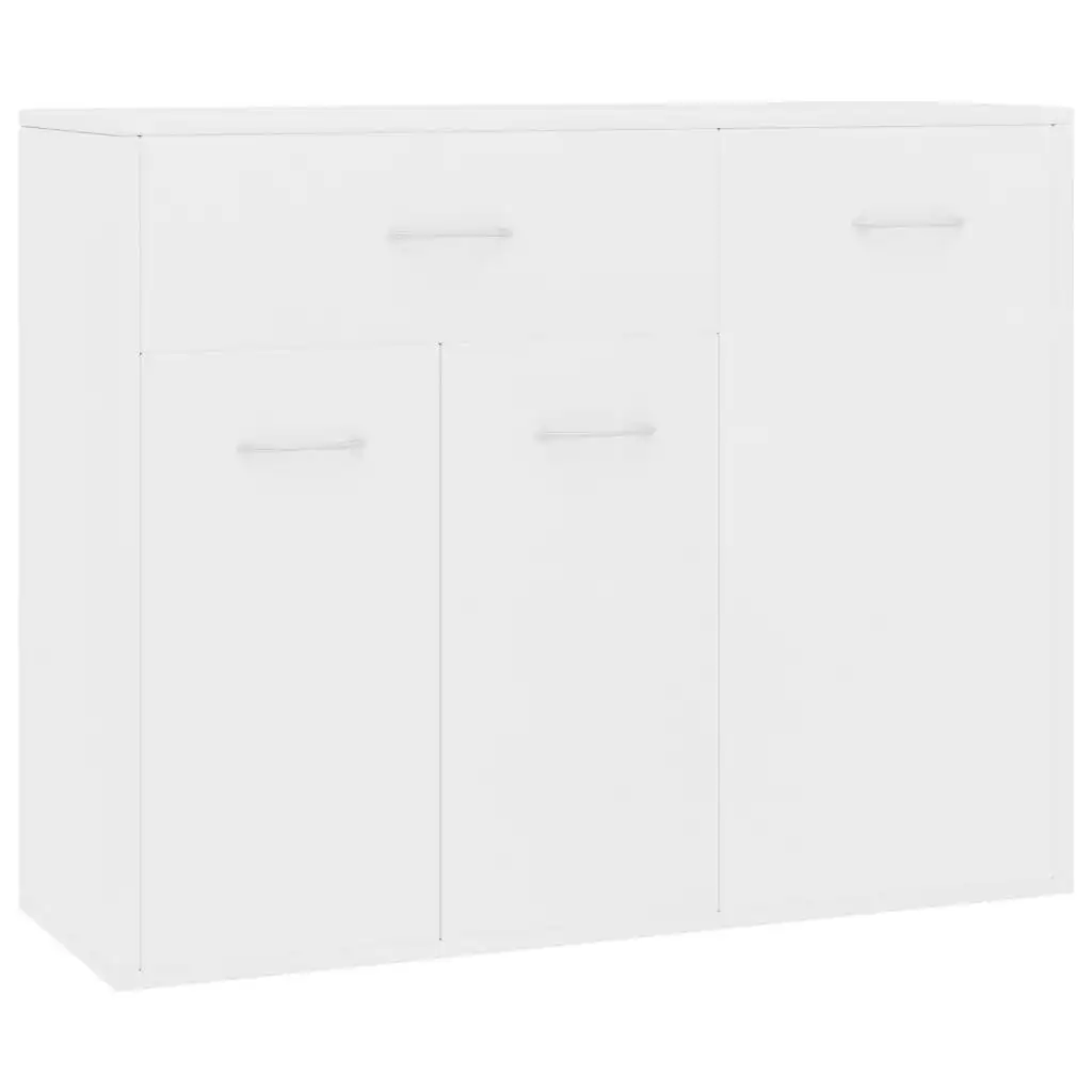 Sideboard White 88x30x70 cm Engineered Wood 800675