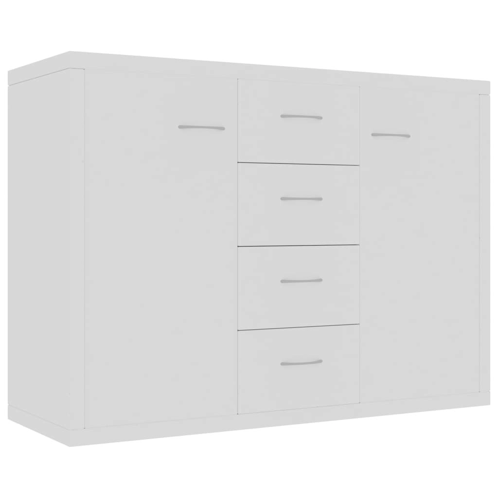 Sideboard White 88x30x65 cm Engineered Wood 800684