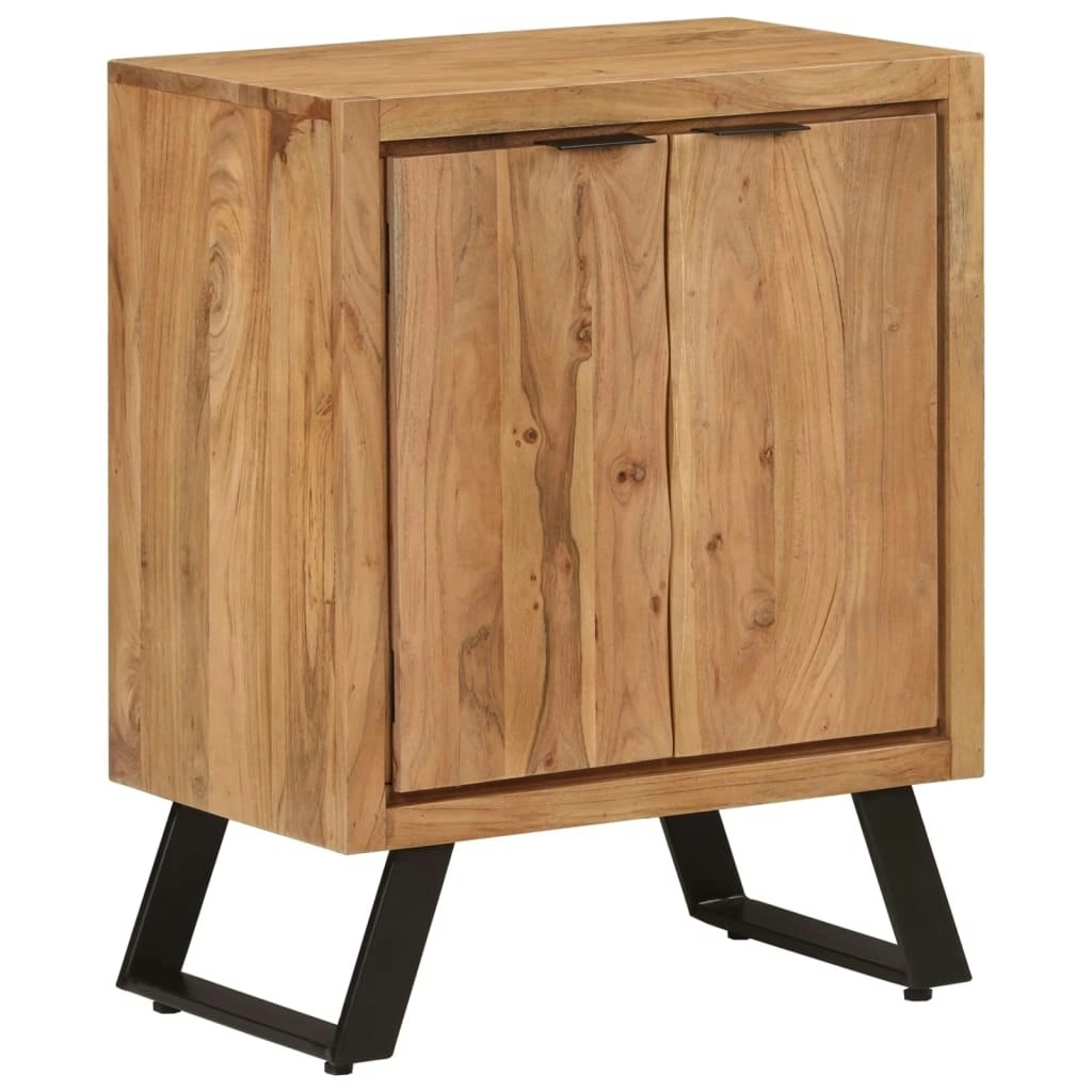 Sideboard with 2 Doors 55x36x72 cm Solid Wood Acacia 352061