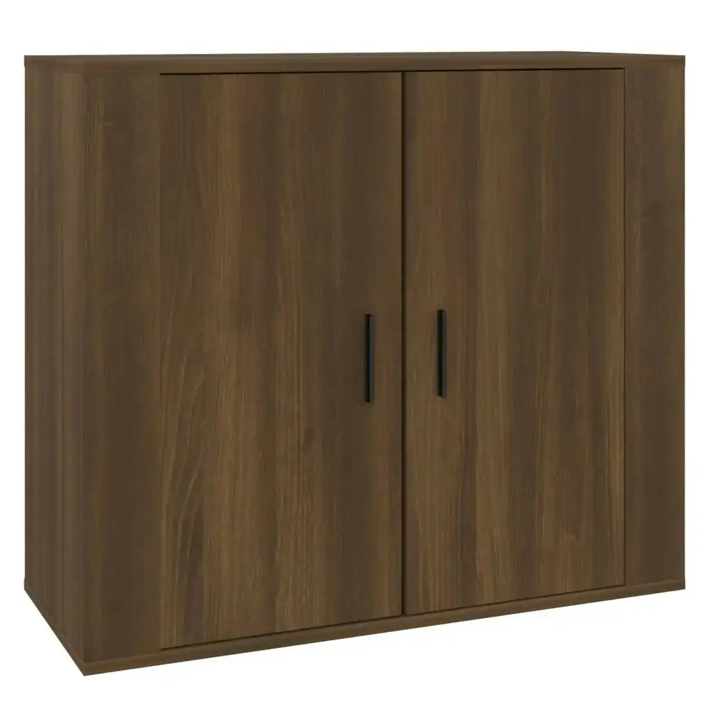 Sideboard Brown Oak 80x33x70 cm Engineered Wood 816567