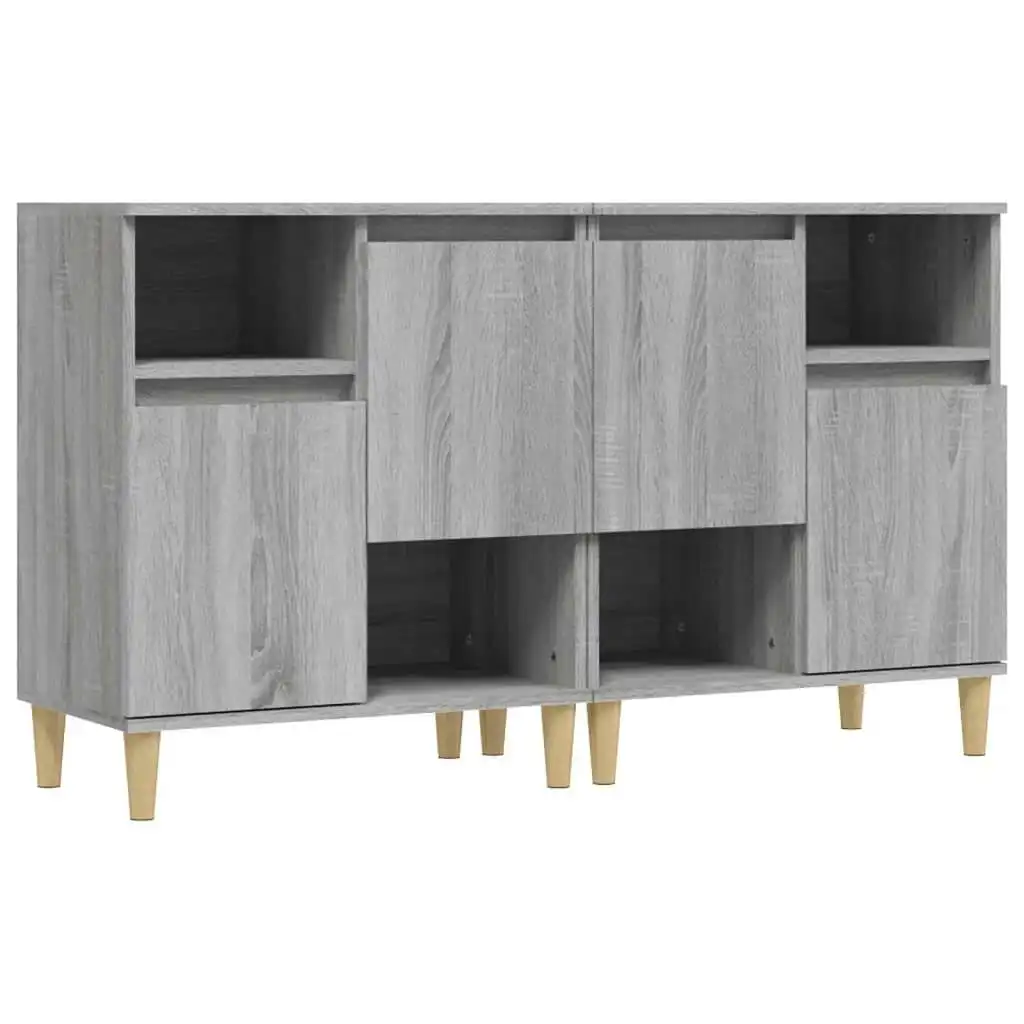 Sideboards 2 pcs Grey Sonoma 60x35x70 cm Engineered Wood 3185725