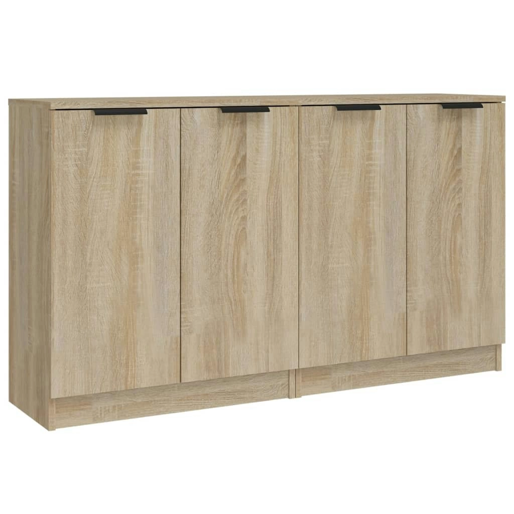 Sideboards 2 pcs Sonoma Oak 60x30x70 cm Engineered Wood 3115774