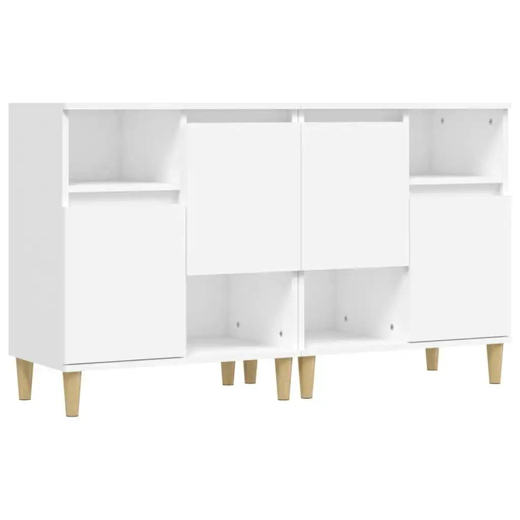 Sideboards 2 pcs White 60x35x70 cm Engineered Wood 3185719