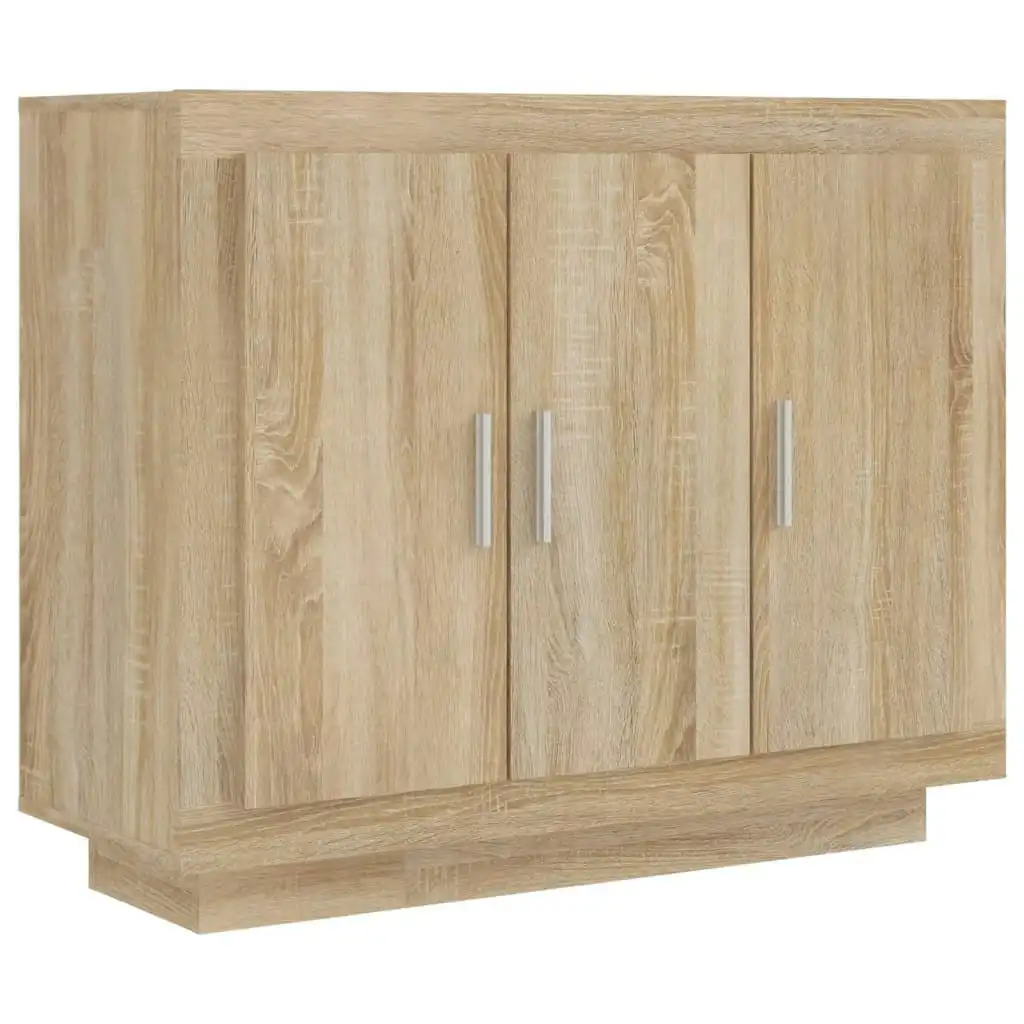 Sideboard Sonoma Oak 92x35x75 cm Engineered Wood 811838