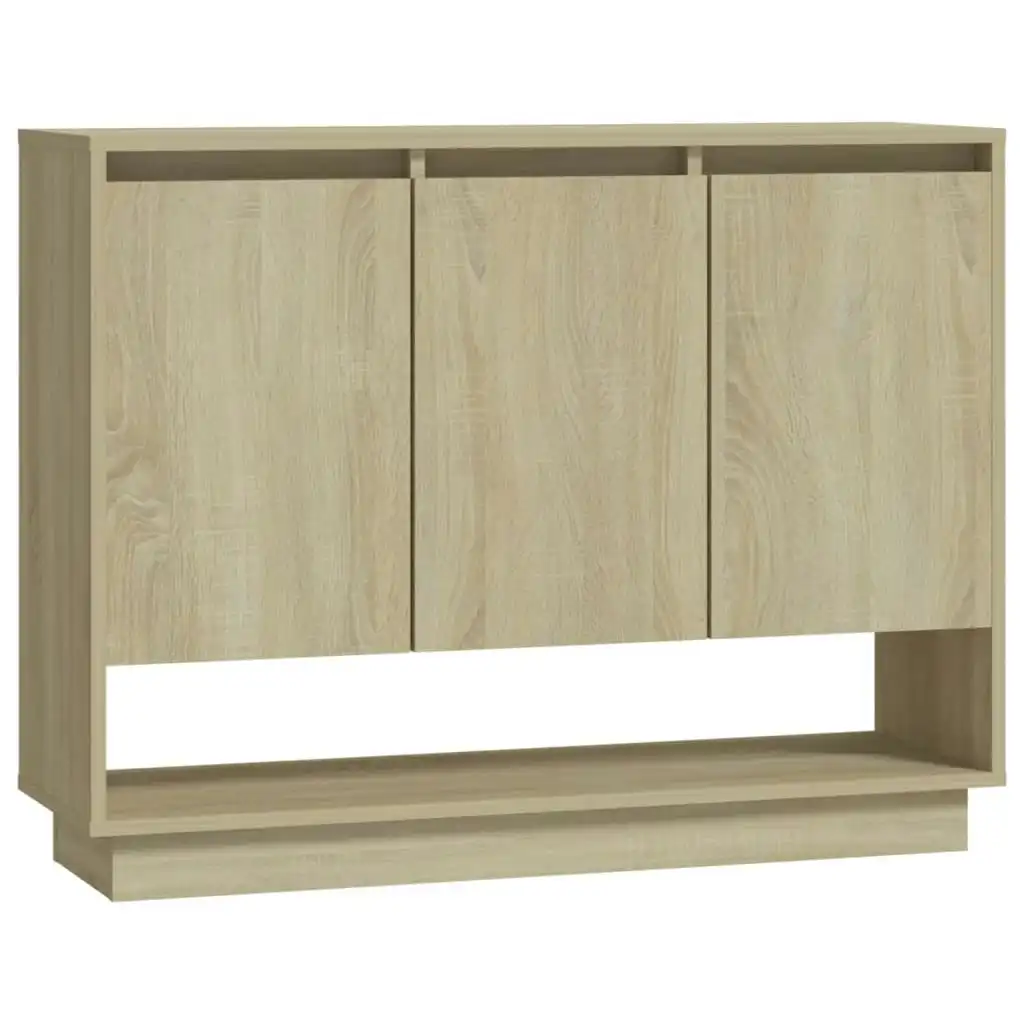 Sideboard Sonoma Oak 97x31x75 cm Engineered Wood 809533