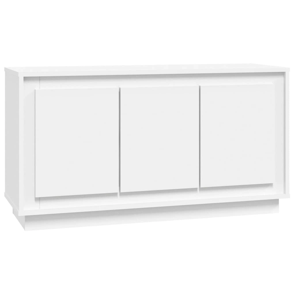 Sideboard White 102x35x55 cm Engineered Wood 831885