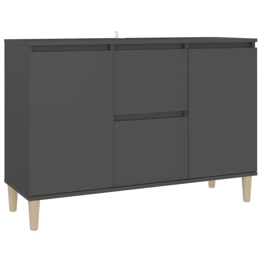 Sideboard Grey 101x35x70 cm Engineered Wood 806105