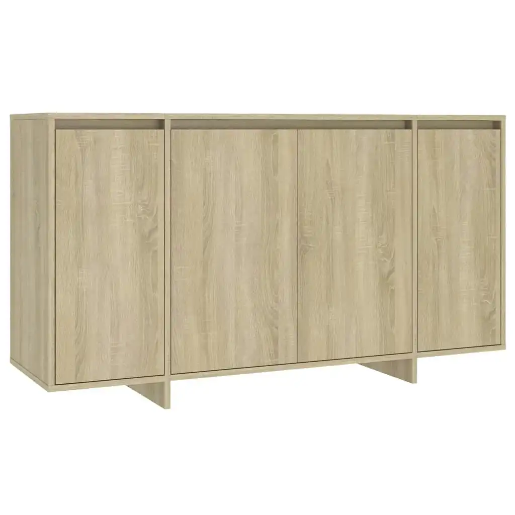 Sideboard Sonoma Oak 135x41x75 cm Engineered Wood 809596