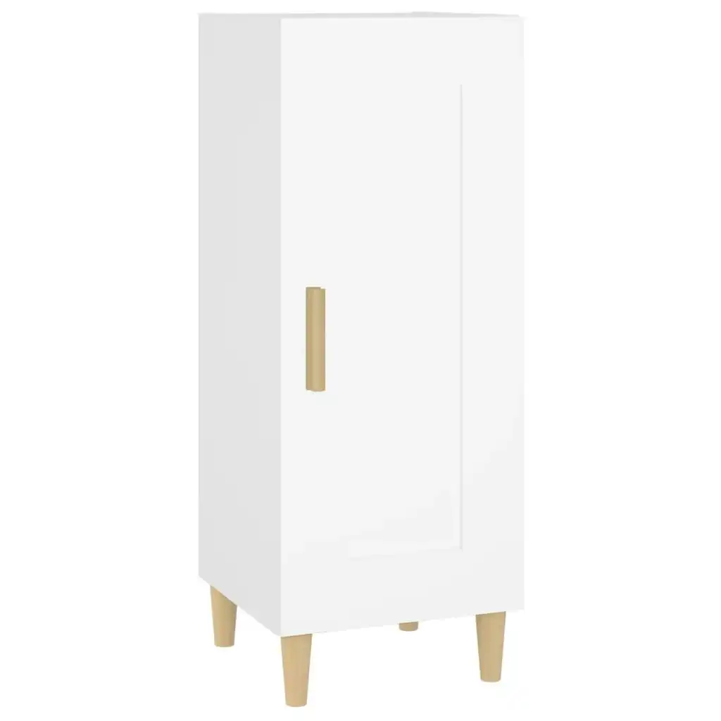 Sideboard White 34.5x34x90 cm Engineered Wood 812411