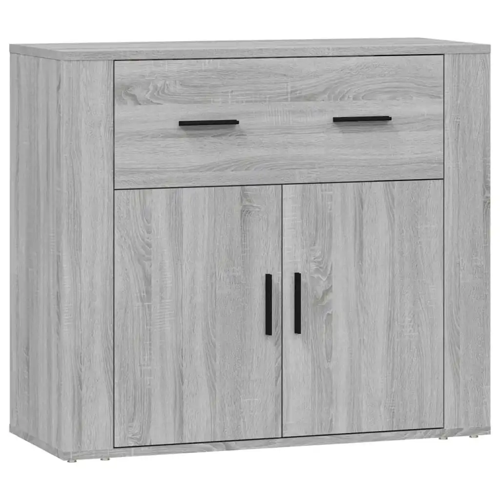 Sideboard Grey Sonoma 80x33x70 cm Engineered Wood 816574