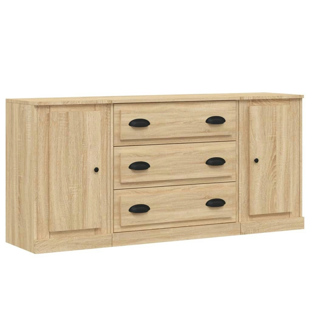 Sideboards 3 pcs Sonoma Oak Engineered Wood 3185250