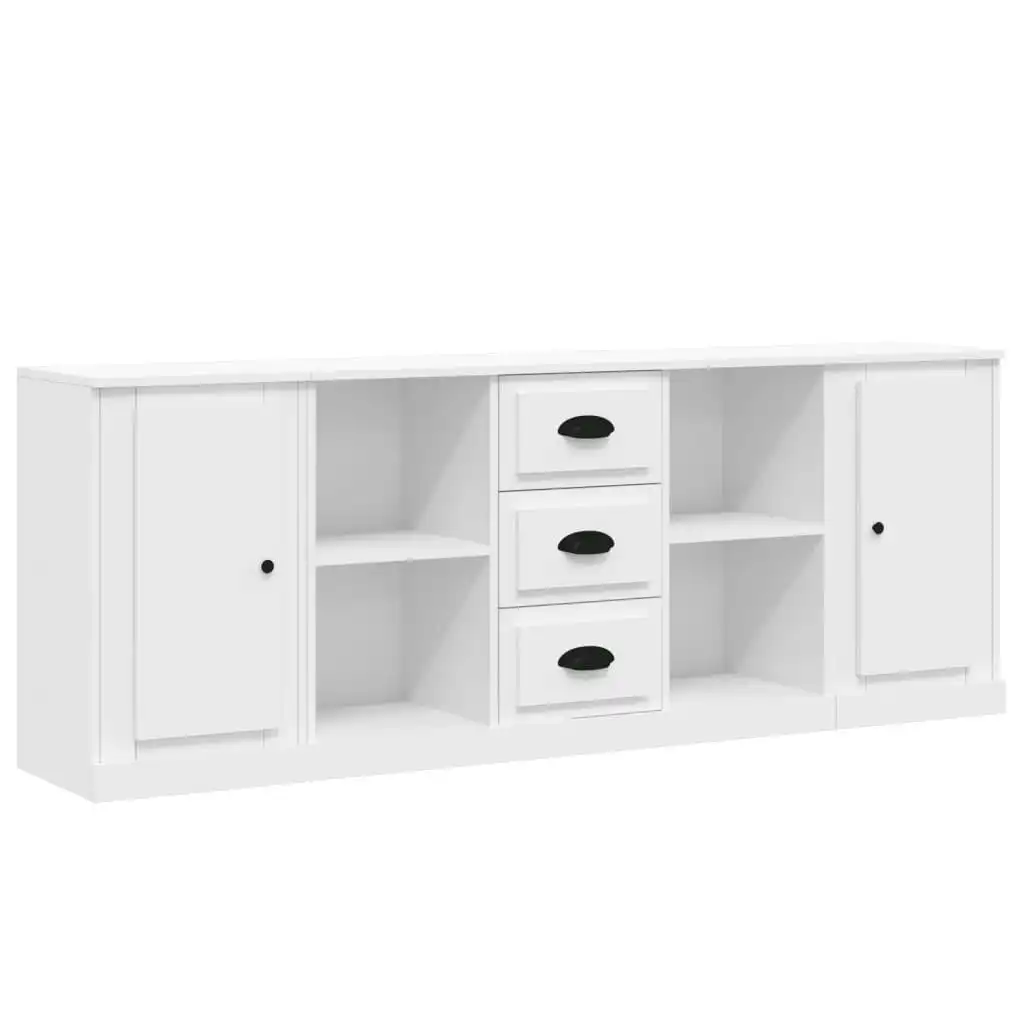 Sideboards 3 pcs White Engineered Wood 3185255