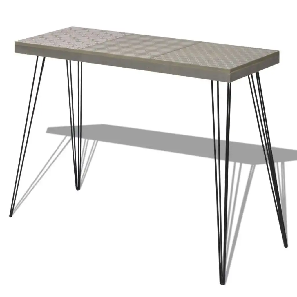 Console Table 90x30x71.5 cm Grey 243401