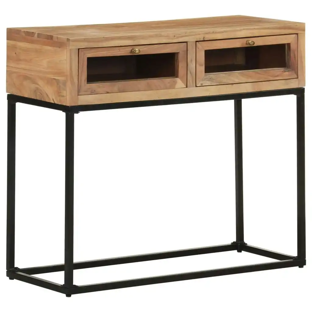 Console Table 90x35x76 cm Solid Acacia Wood 323505