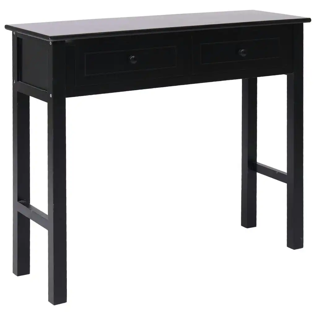 Console Table Black 90x30x77 cm Wood 284148