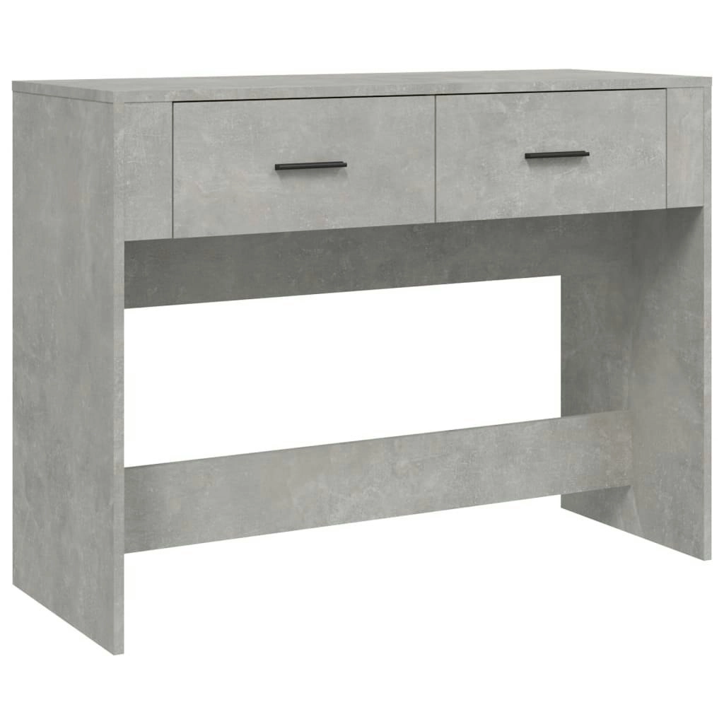 Console Table Concrete Grey 100x39x75 cm Engineered Wood 816780