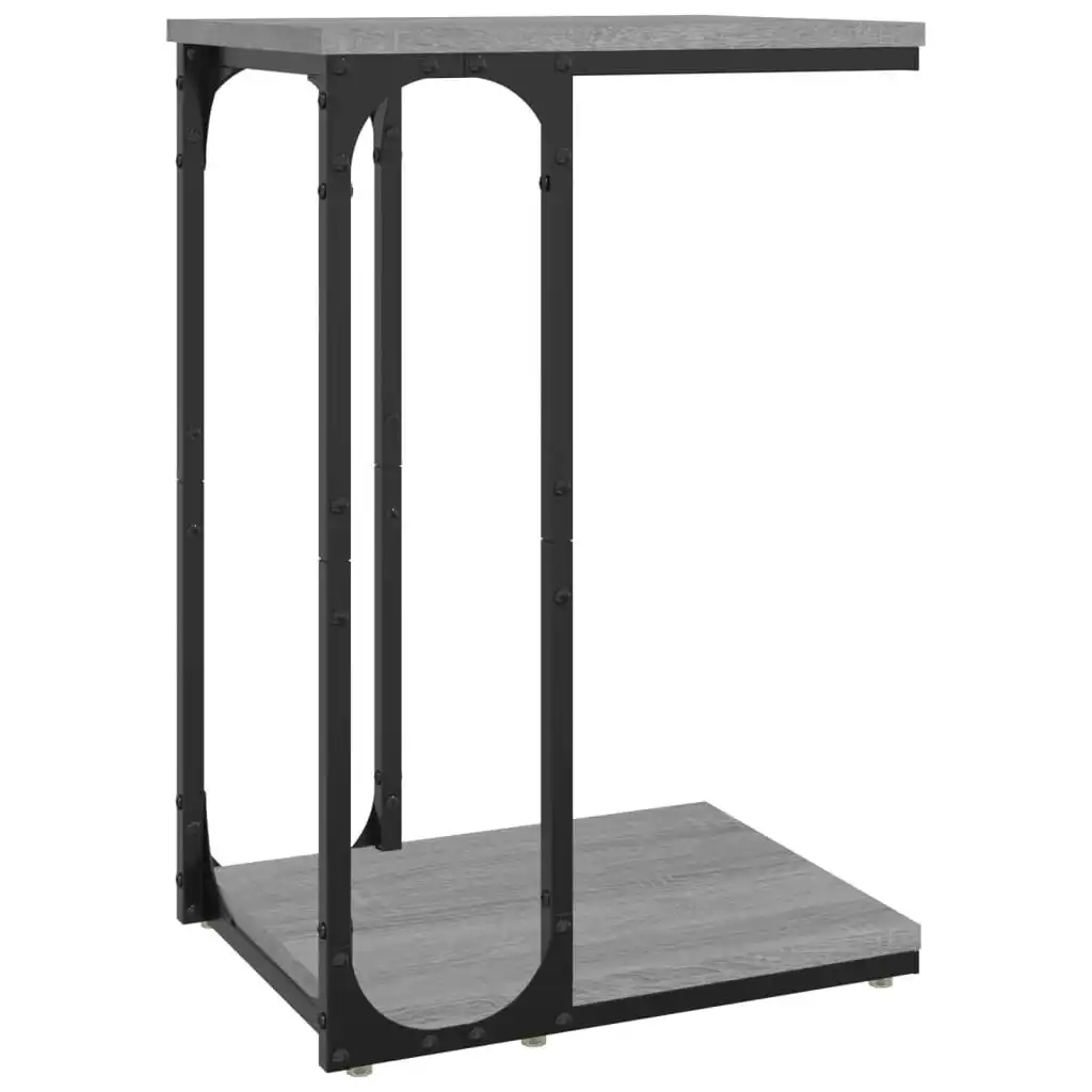 Side Table Grey Sonoma 40x30x60 cm Engineered Wood 825820