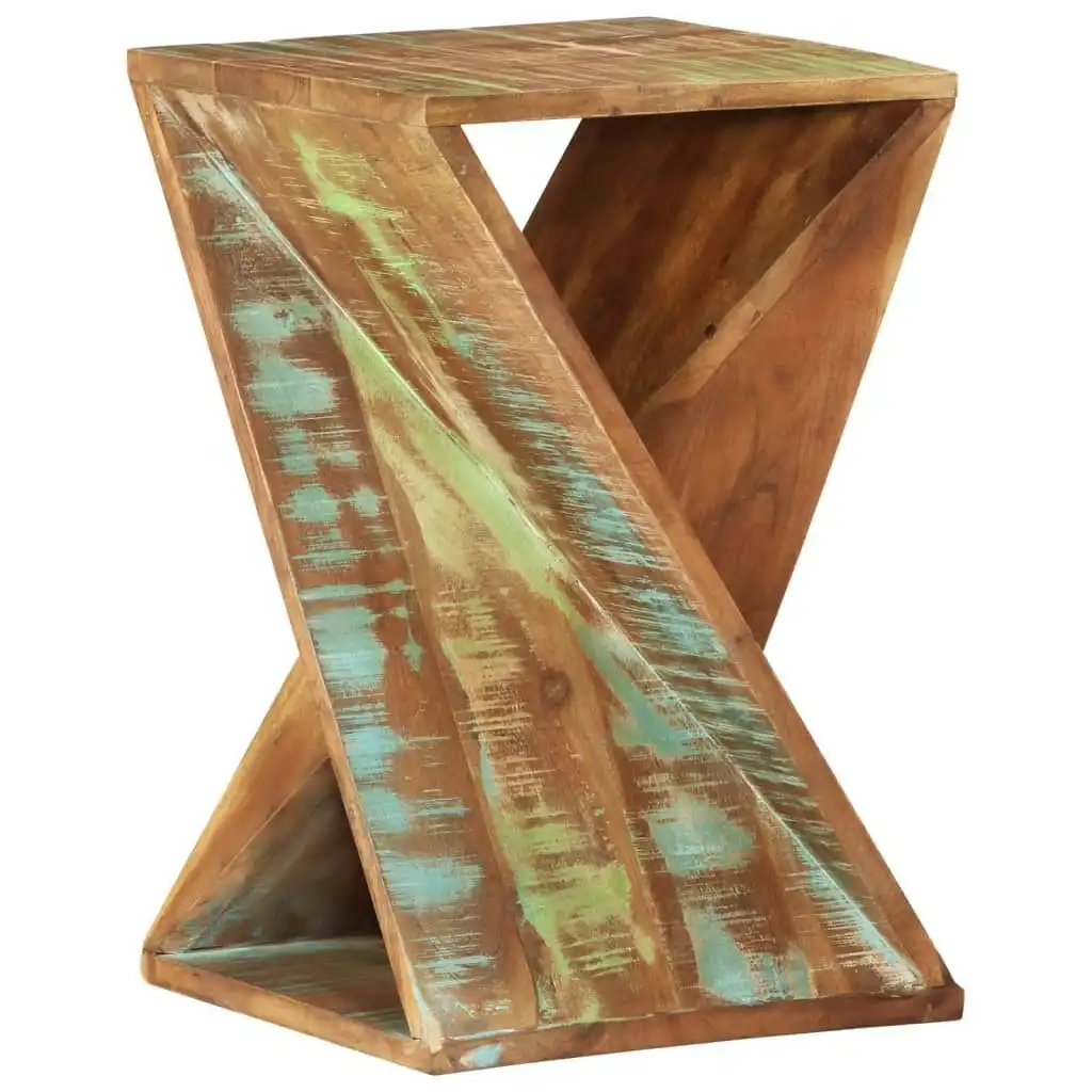 Side Table 35x35x55 cm Solid Wood Reclaimed 337995