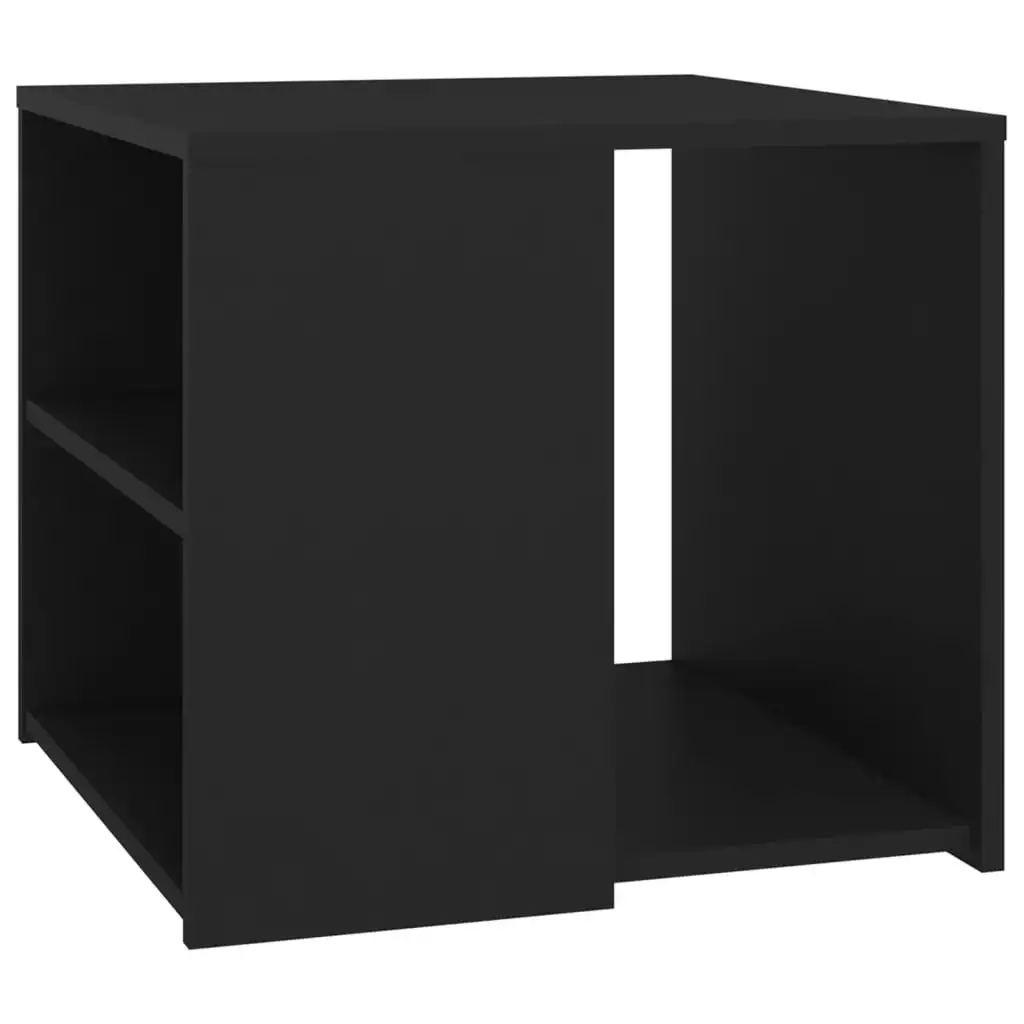 Side Table Black 50x50x45 cm Engineered Wood 806383