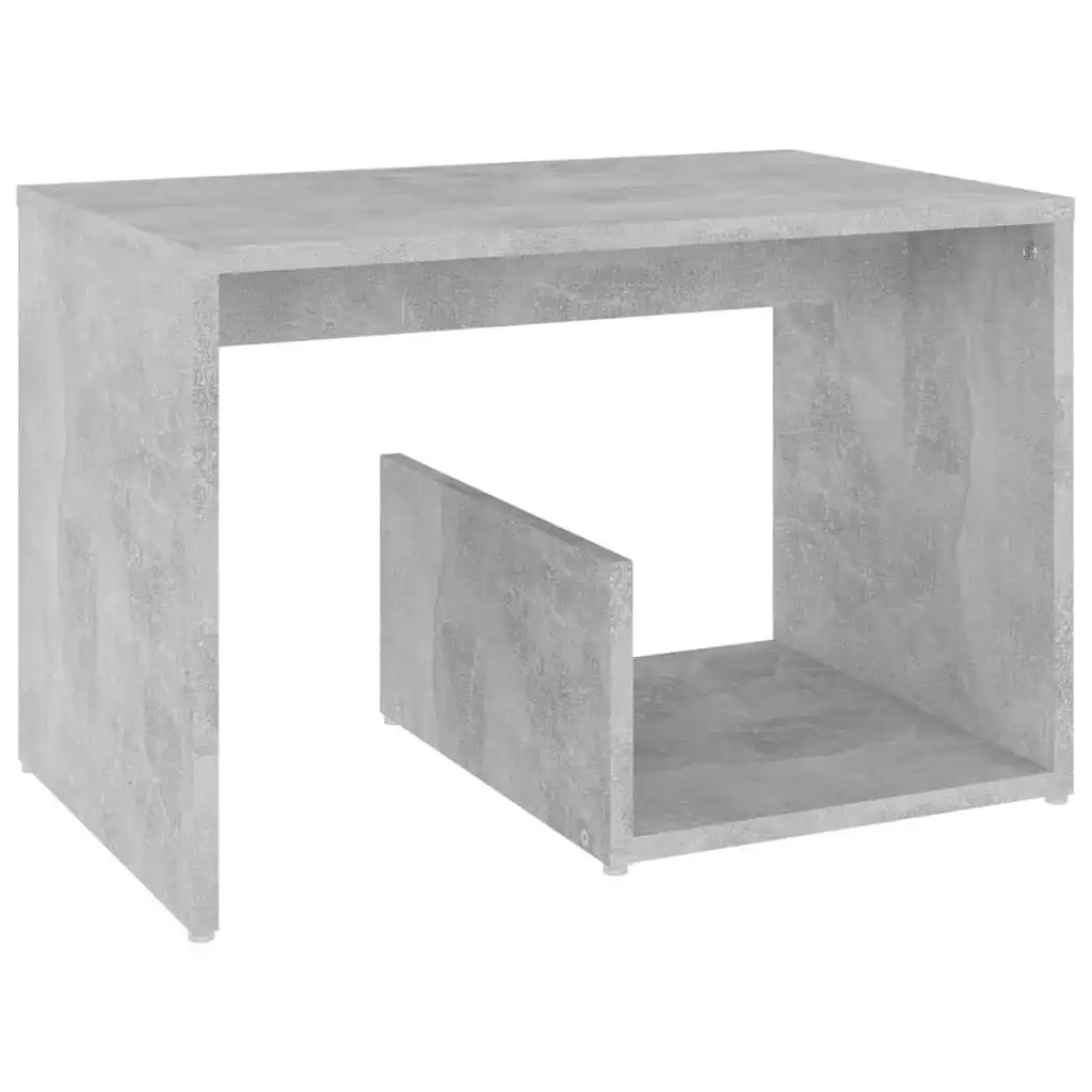 Side Table Concrete Grey 59x36x38 cm Engineered Wood 806700