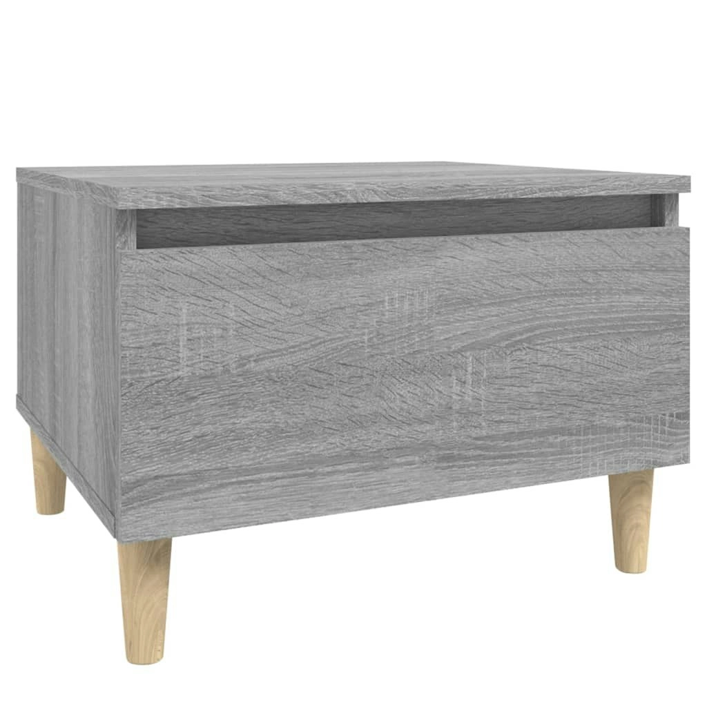 Side Table Grey Sonoma 50x46x35 cm Engineered Wood 819512