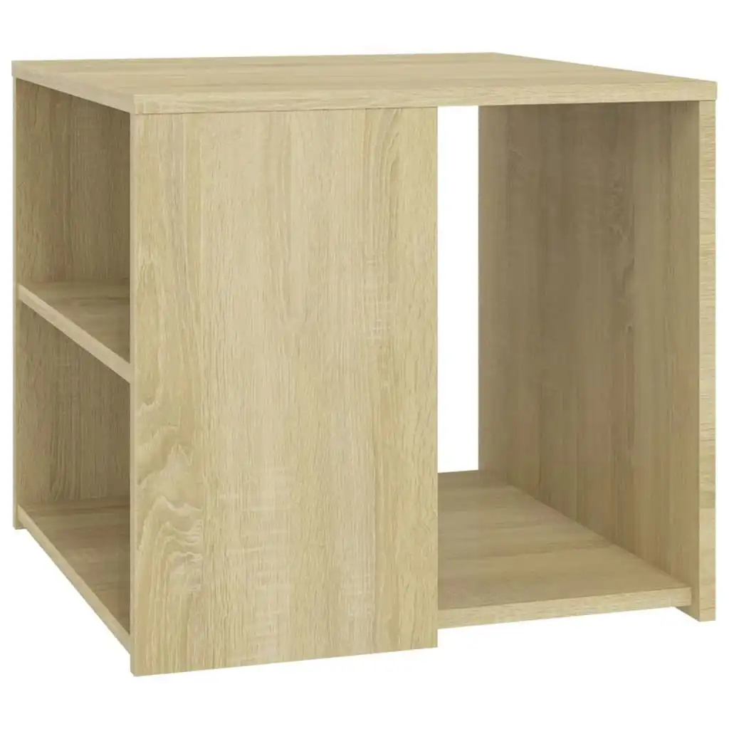 Side Table Sonoma Oak 50x50x45 cm Engineered Wood 806385